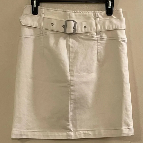 FREE‎ PEOPLE NWOT Livin It Up Pencil Skirt in White - Picture 5 of 10